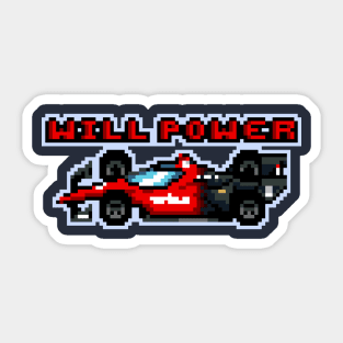 Will Power '23 Old School Sticker